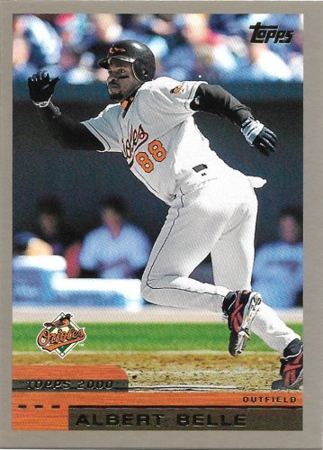 Albert Belle 2000 Topps #405 Baltimore Orioles Baseball Card