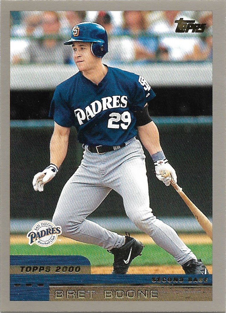 Bret Boone 2000 Topps #337 San Diego Padres Baseball Card