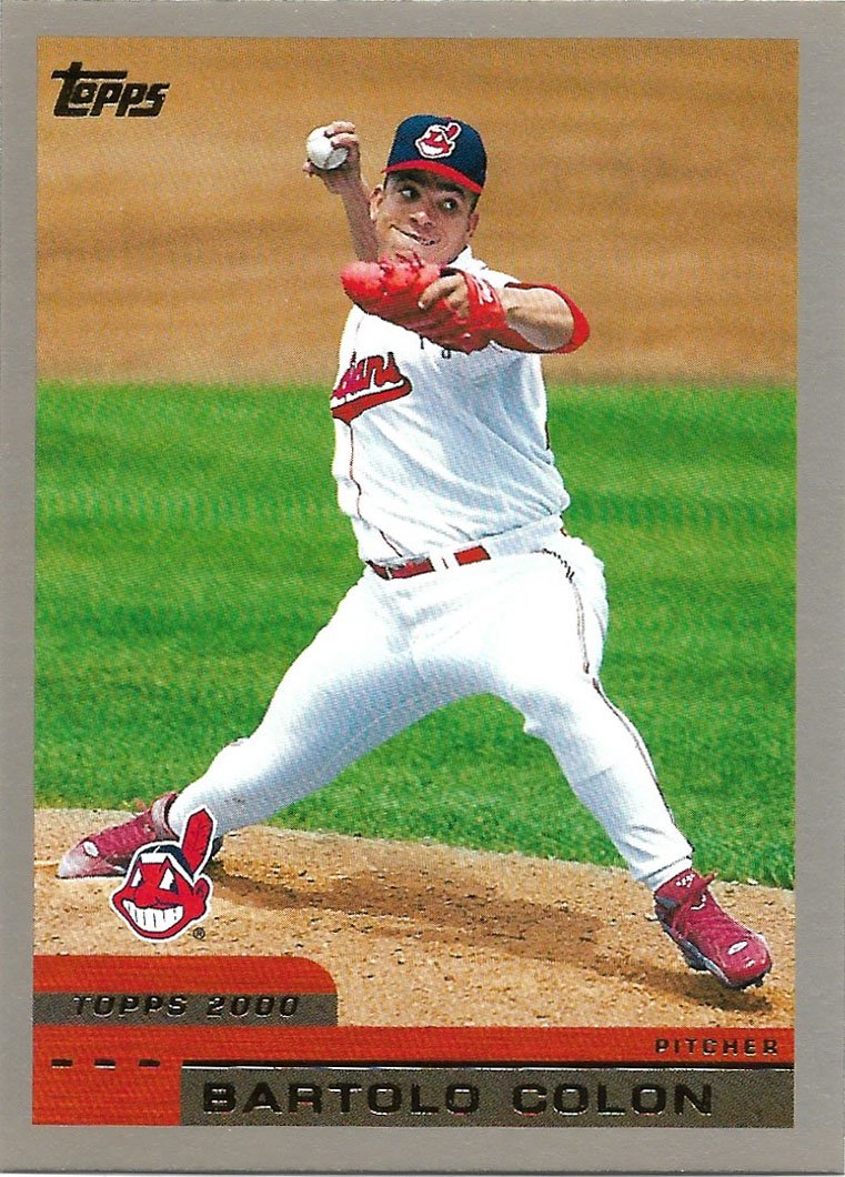 Bartolo Colon 2000 Topps #366 Cleveland Indians Baseball Card