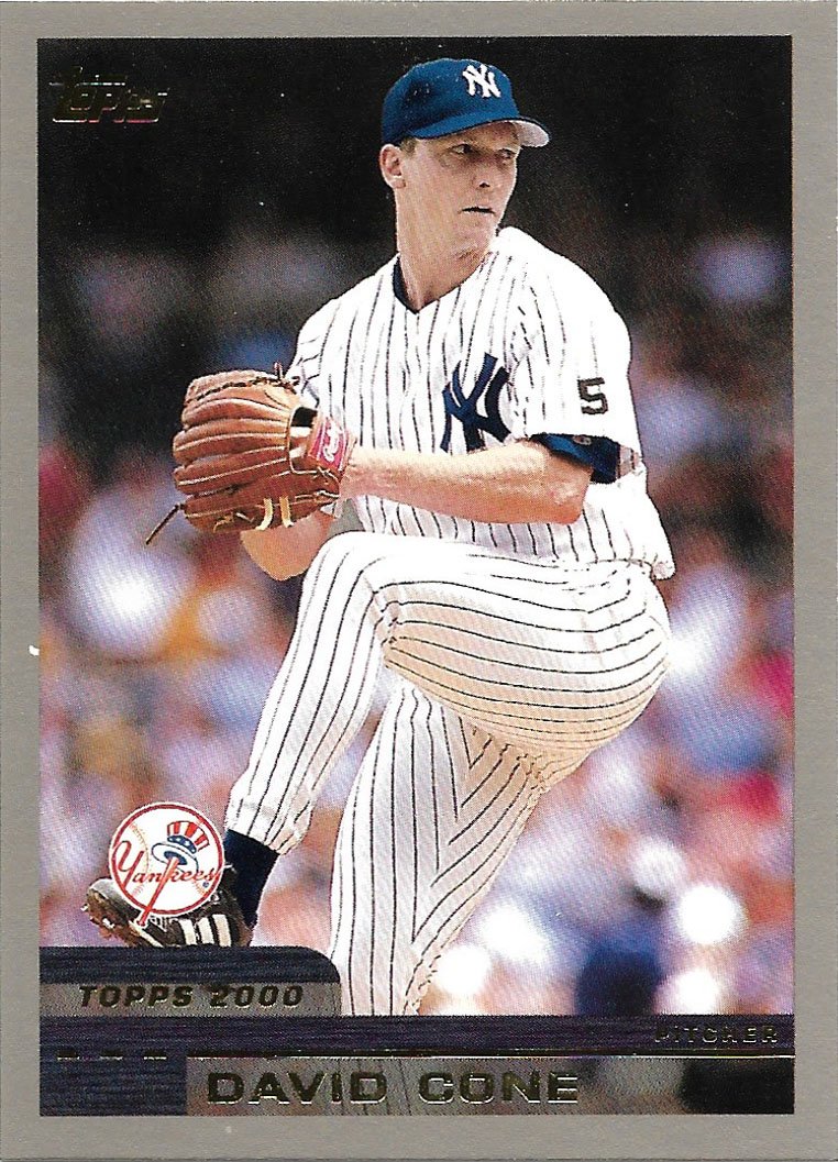 David Cone 2000 Topps 138 New York Yankees Baseball Card