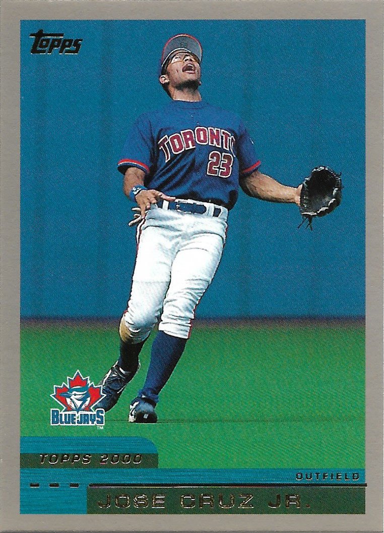 Jose Cruz Jr 2000 Topps #350 Toronto Blue Jays Baseball Card