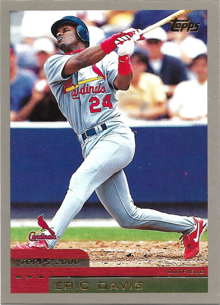 Eric Davis 2000 Topps #190 St. Louis Cardinals Baseball Card