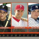 Erubiel Durazo, Pat Burrell, Nick Johnson 2000 Topps #204 Baseball Card