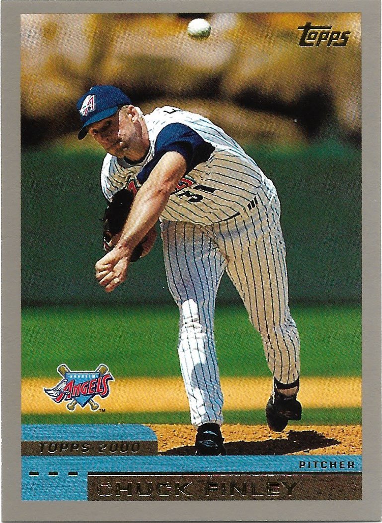 Chuck Finley 2000 Topps #128 Anaheim Angels Baseball Card