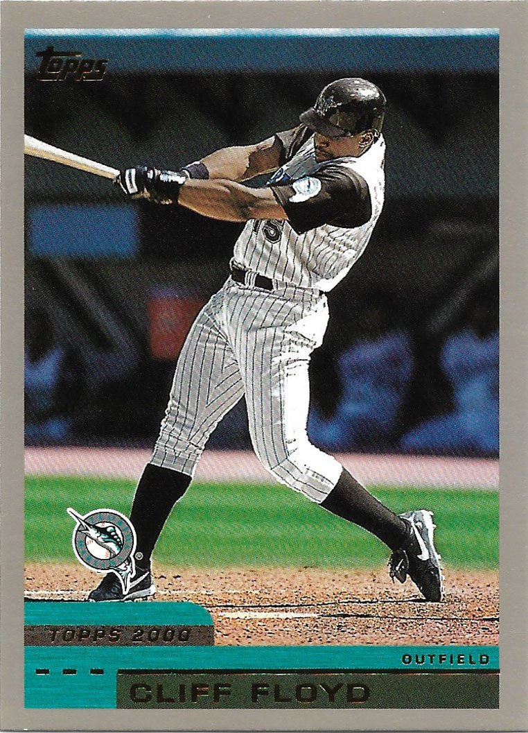 Cliff Floyd 2000 Topps #252 Florida Marlins Baseball Card