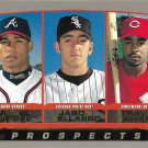 Rafael Furcal, Jason Dellaero, Travis Dawkins 2000 Topps #442 Baseball Card