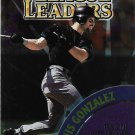 Luis Gonzalez, Derek Jeter 2000 Topps #466 Arizona Diamondbacks, New York Yankees Baseball Card