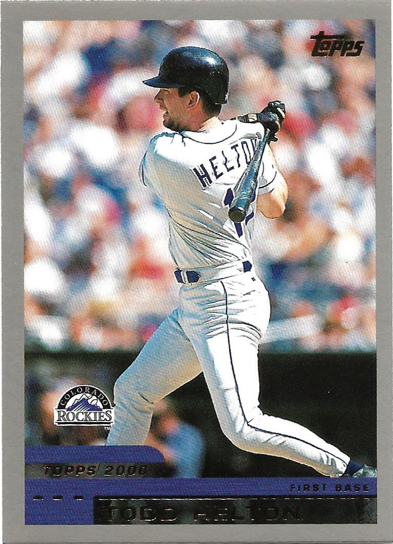 Todd Helton 2000 Topps #395 Colorado Rockies Baseball Card