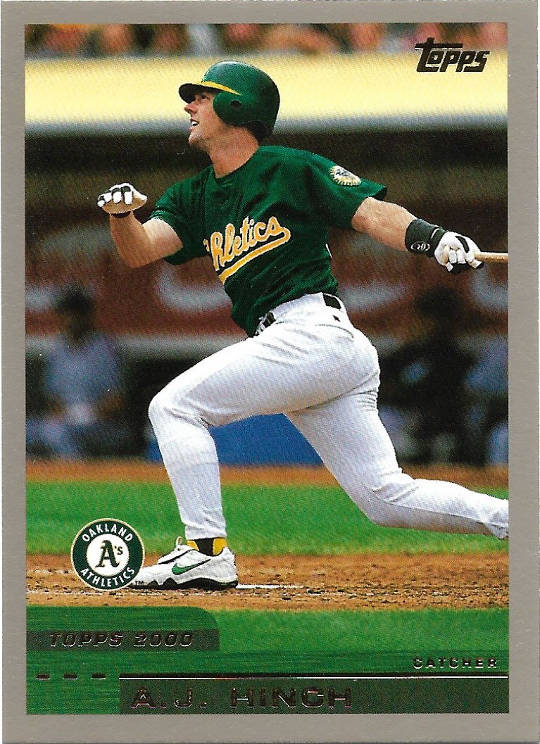 A.J. Hinch 2000 Topps #349 Oakland Athletics Baseball Card