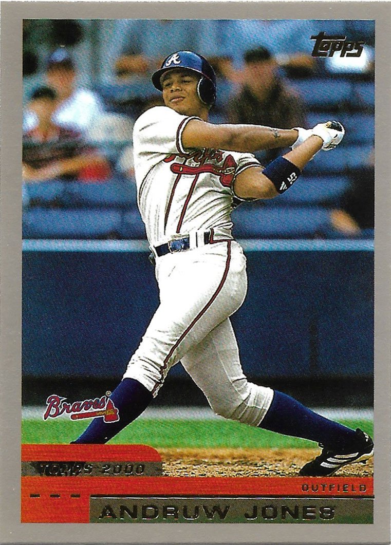 ANDRUW JONES 2001 FLEER EX ESSENTIAL CREDENTIALS NOW! #184/299! BRAVES!