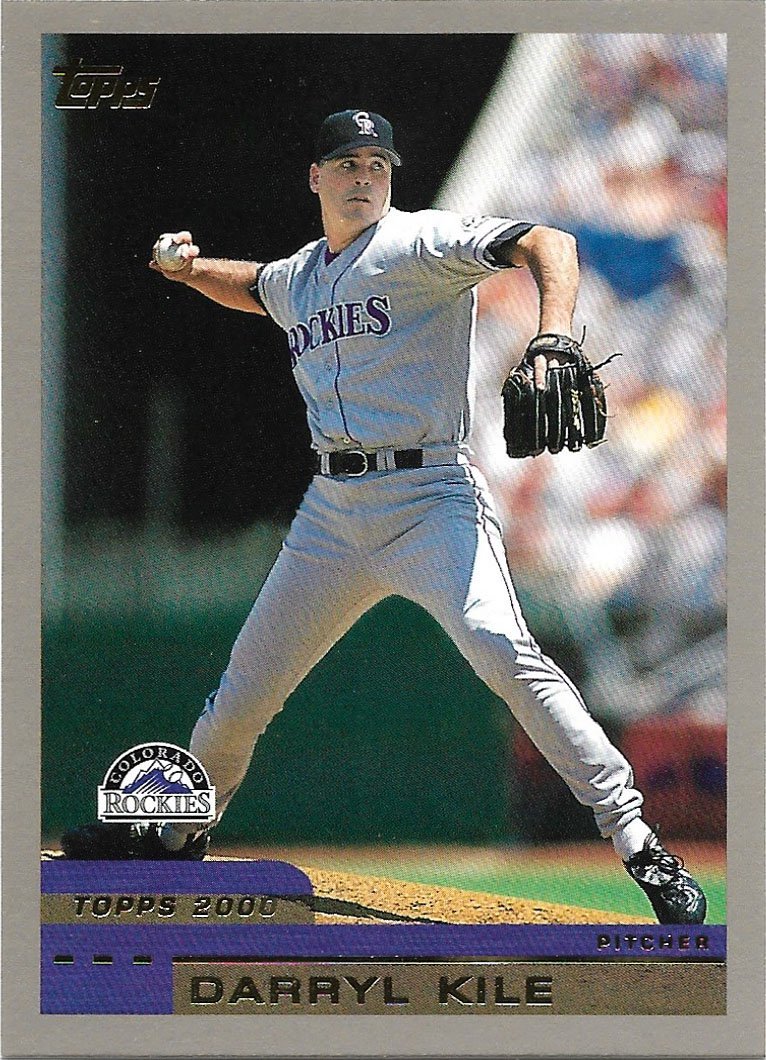 Darryl Kile 2000 Topps #20 Colorado Rockies Baseball Card