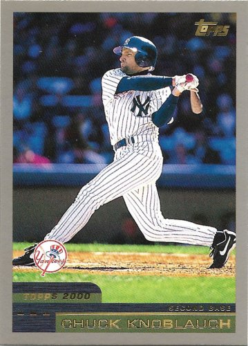 Chuck Knoblauch 2000 Topps #345 New York Yankees Baseball Card