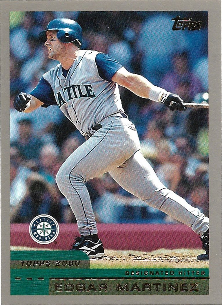 Edgar Martinez 2000 Topps #89 Seattle Mariners Baseball Card