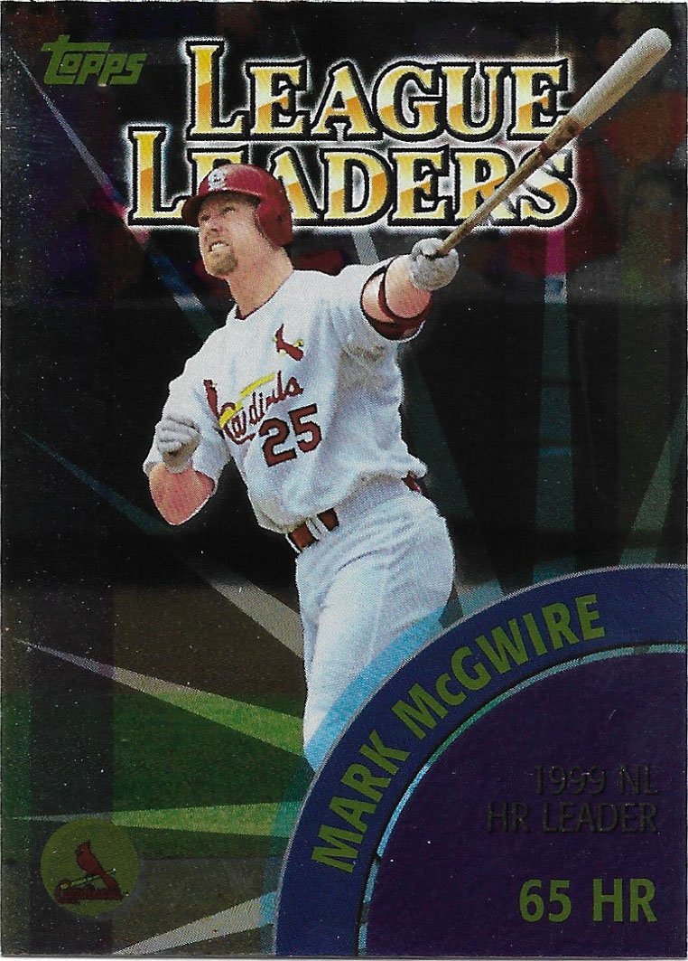 Mark McGwire, Ken Griffey Jr 2000 Topps #462 St. Louis Cardinals, Seattle Mariners Baseball Card