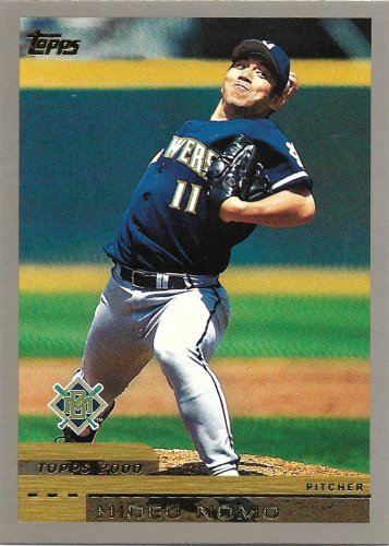 Hideo Nomo 2000 Topps #159 Milwaukee Brewers Baseball Card