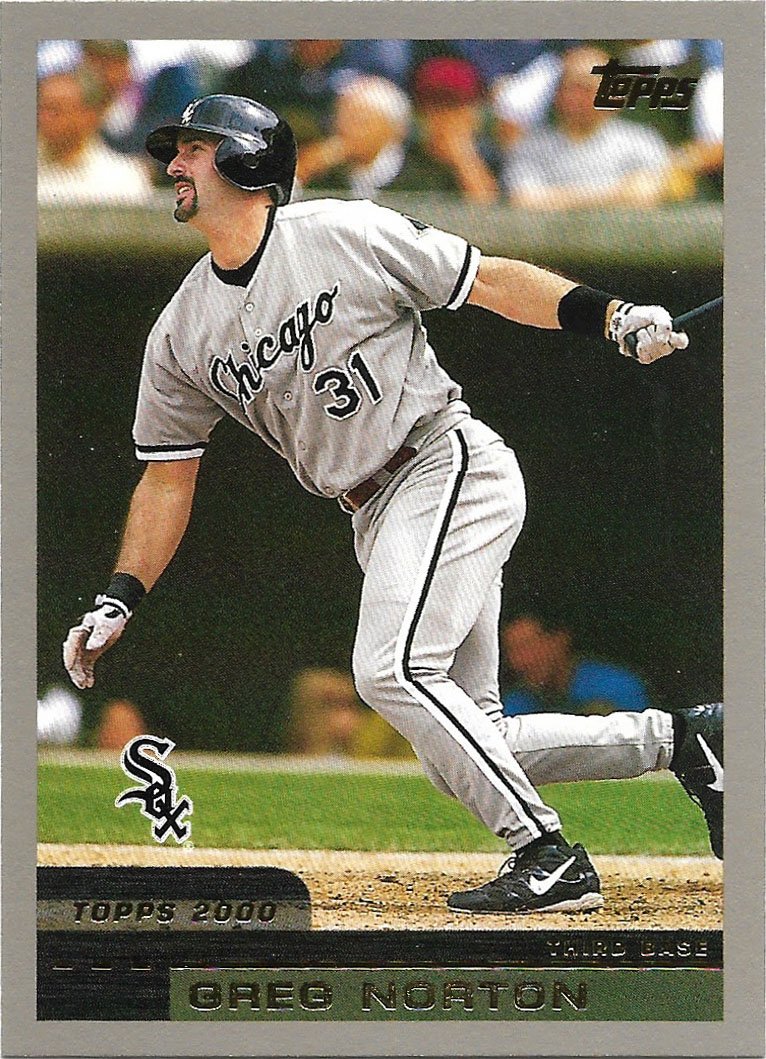 Greg Norton 2000 Topps #119 Chicago White Sox Baseball Card