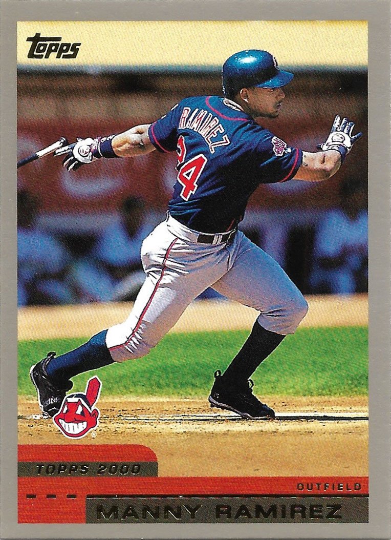 Manny Ramirez 2000 Black Diamond Cleveland Indians Card #28 at