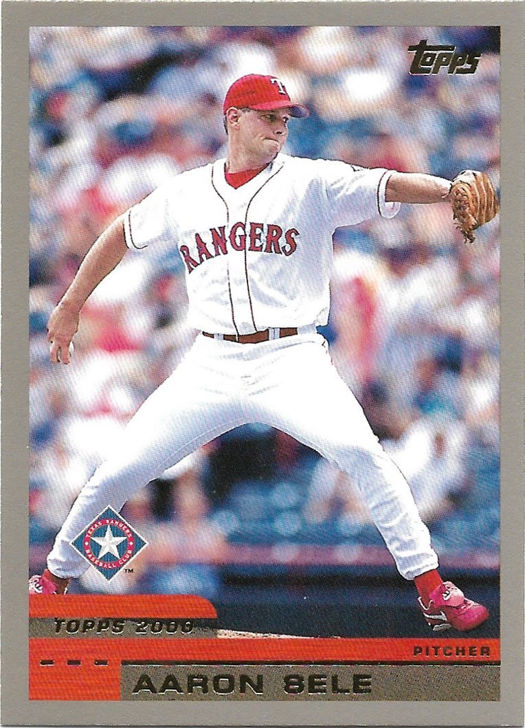 Aaron Sele 2000 Topps #167 Texas Rangers Baseball Card