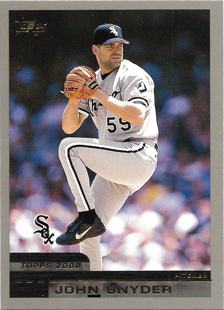 John Snyder 2000 Topps #154 Chicago White Sox Baseball Card