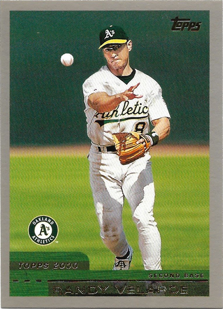 Randy Velarde 2000 Topps #429 Oakland Athletics Baseball Card