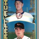 David Walling, Mike Paradis 2000 Topps #215 New York Yankees, Baltimore Orioles Baseball Card David Walling, Mike Paradis 2000 Topps #215 New York Yankees, Baltimore Orioles Baseball Card