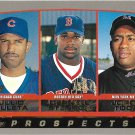 Julio Zuleta, Dernell Stenson, Jorge Toca 2000 Topps #444 Baseball Card