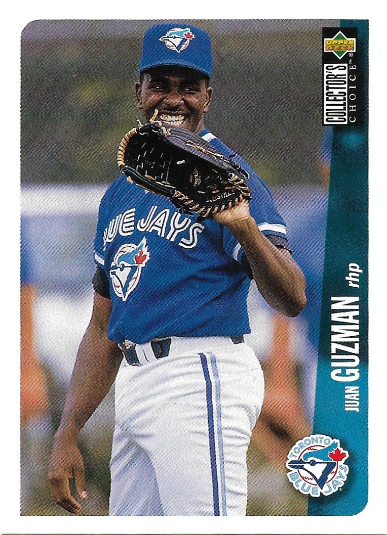 Juan Guzman 1996 Upper Deck Collector's Choice #745 Toronto Blue Jays  Baseball Card
