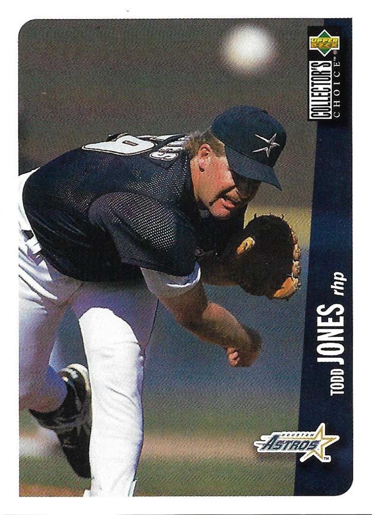 Todd Jones 1996 Upper Deck Collector's Choice 562 Houston Astros