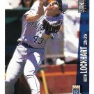 Keith Lockhart 1996 Upper Deck Collector's Choice #574 Kansas City Royals Baseball Card