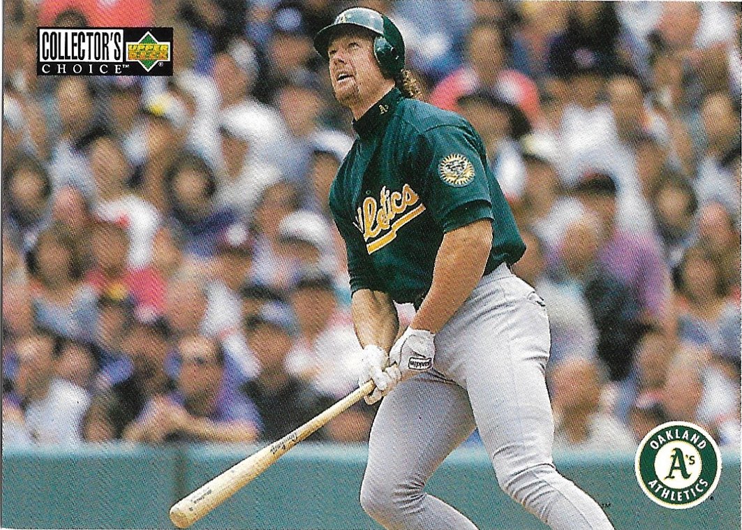 Mark McGwire 1996 Upper Deck Collector's Choice #418 Oakland Athletics  Baseball Card