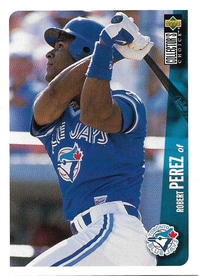 Robert Perez 1996 Upper Deck Collector's Choice #747 Toronto Blue Jays Baseball Card