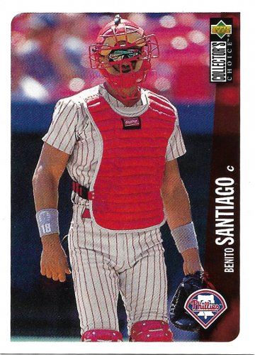 Benito Santiago 1996 Upper Deck Collector's Choice #669 Philadelphia  Phillies Baseball Card