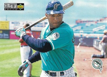 Gary Sheffield 1996 Upper Deck Collector's Choice #399 Florida Marlins  Baseball Card
