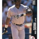Ruben Sierra 1996 Upper Deck Collector's Choice #630 New York Yankees Baseball Card