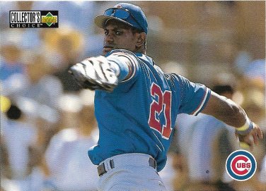 Sammy Sosa 1996 Upper Deck Collector's Choice #403 Chicago Cubs Baseball  Card