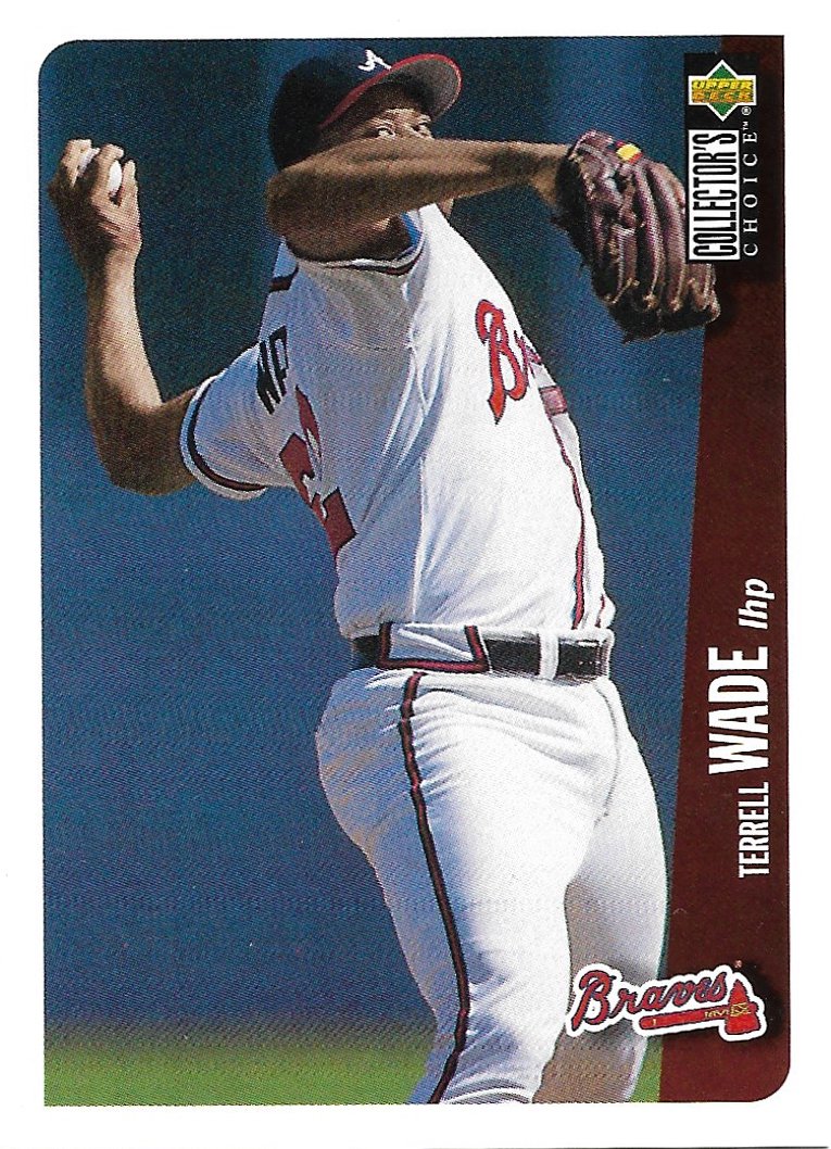 Terrell Wade 1996 Upper Deck Collector's Choice #461 Atlanta Braves Baseball Card