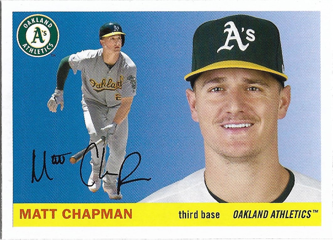 Matt Chapman 2020 Topps Archives #79 Oakland Athletics Baseball Card