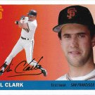 Will Clark 2020 Topps Archives #59 San Francisco Giants Baseball Card Will Clark 2020 Topps Archives #59 San Francisco Giants Baseball Card