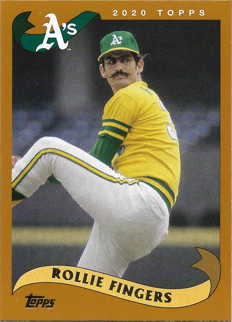 Rollie Fingers 2020 Topps Archives 219 Oakland Athletics Baseball Card