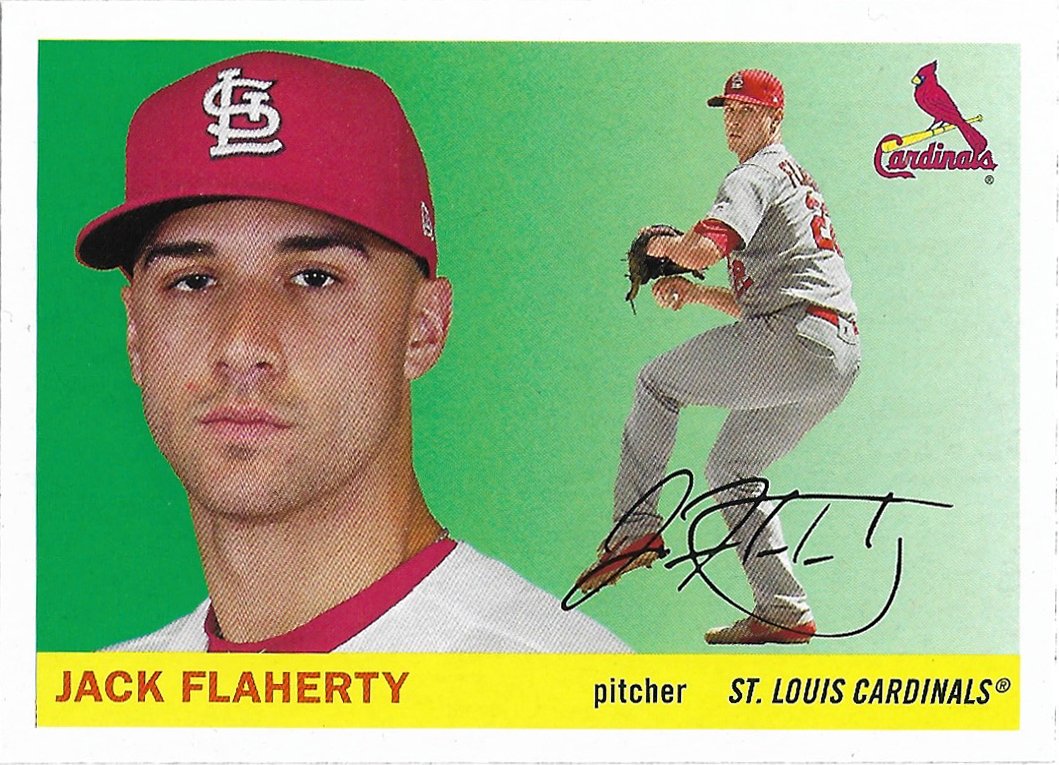 Jack Flaherty 2020 Topps Archives #68 St. Louis Cardinals Baseball Card