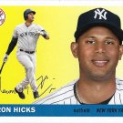 Aaron Hicks 2020 Topps Archives #28 New York Yankees Baseball Card Aaron Hicks 2020 Topps Archives #28 New York Yankees Baseball Card