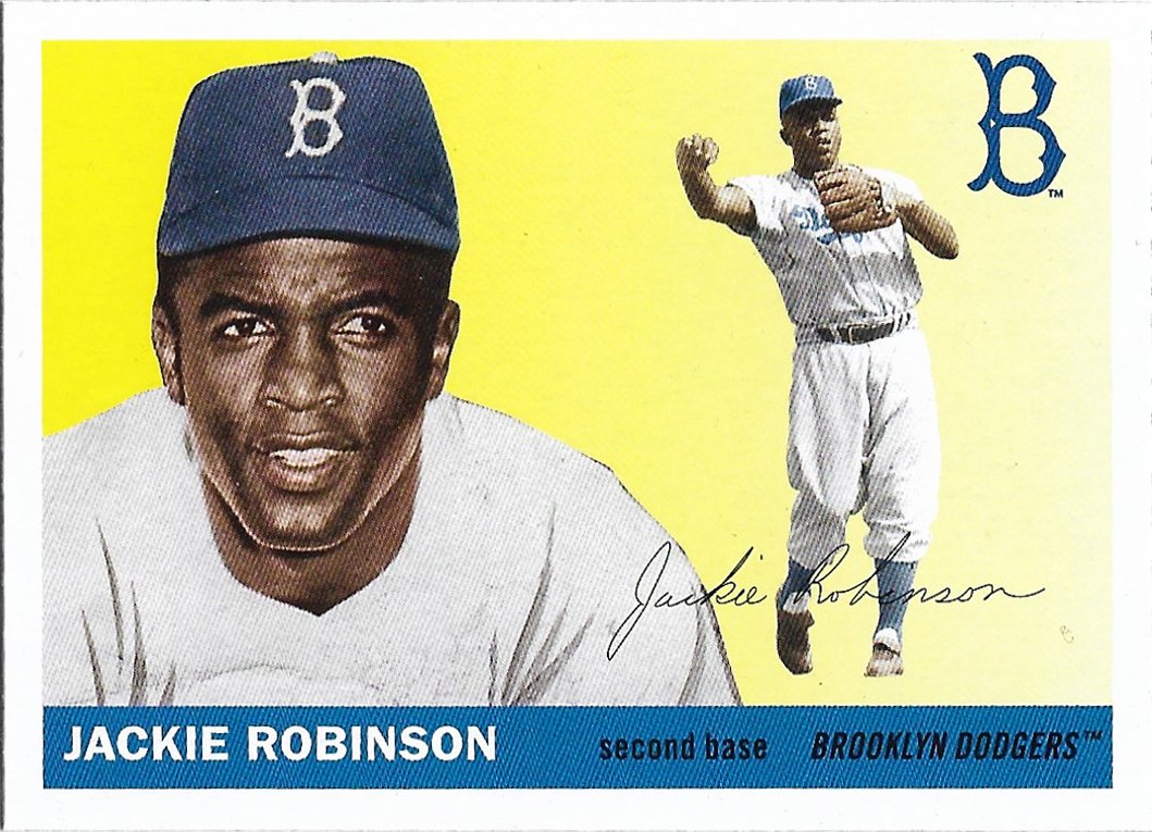 Jackie Robinson 2020 Topps Archives 25 Brooklyn Dodgers Baseball Card