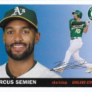 Marcus Semien 2020 Topps Archives #22 Oakland Athletics Baseball Card