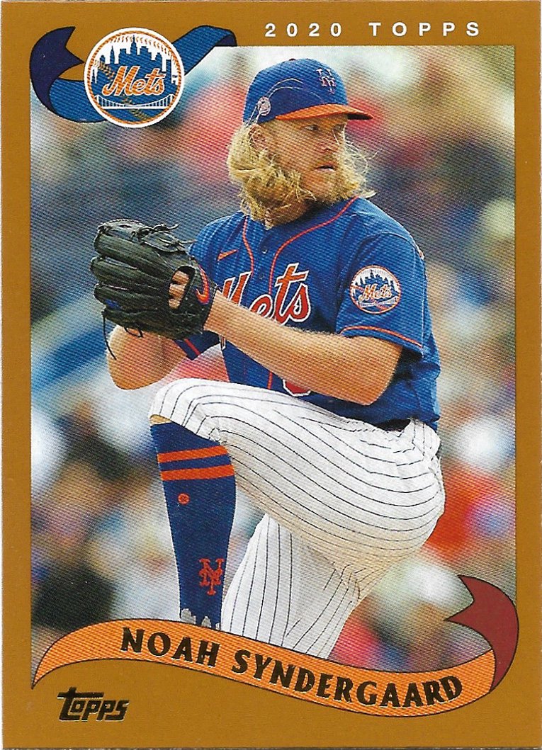 Noah Syndergaard 2020 Topps Archives #252 New York Mets Baseball Card