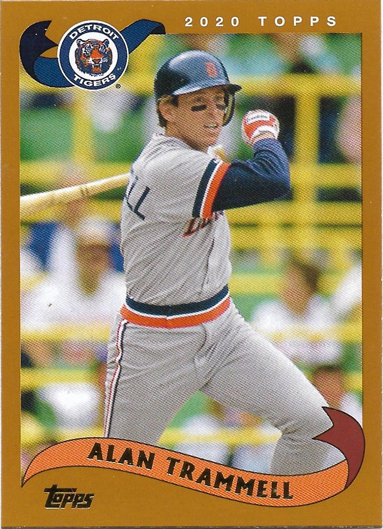 Alan Trammell 2020 Topps Archives 239 Detroit Tigers Baseball Card