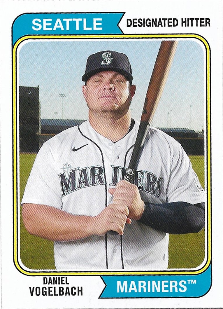 Daniel Vogelbach 2020 Topps Archives 157 Seattle Mariners Baseball Card