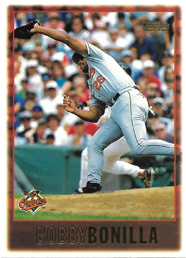 Bobby Bonilla 1997 Topps #374 Baltimore Orioles Baseball Card