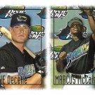 Mike DeCelle, Marcus McCain 1997 Topps #472 Tampa Bay Devil Rays Baseball Card