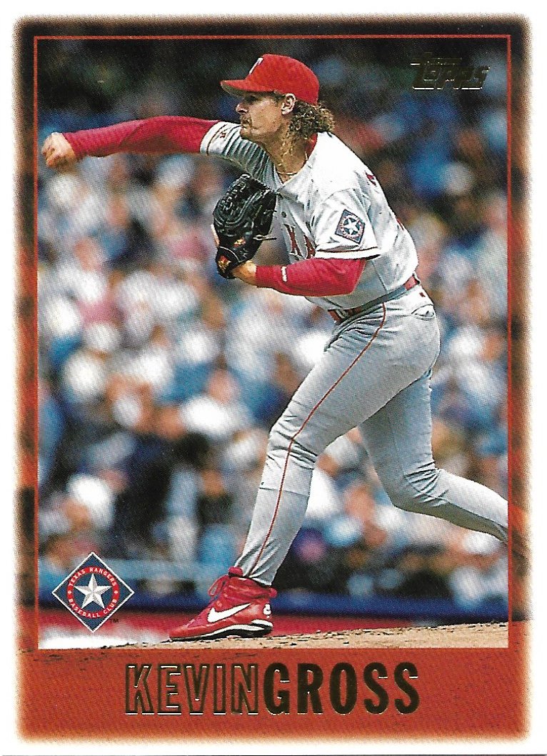 Kevin Gross 1997 Topps 328 Texas Rangers Baseball Card
