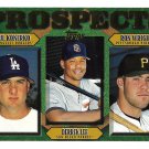 Paul Konerko, Derek Lee, Ron Wright 1997 Topps Rookie #489 Baseball Card